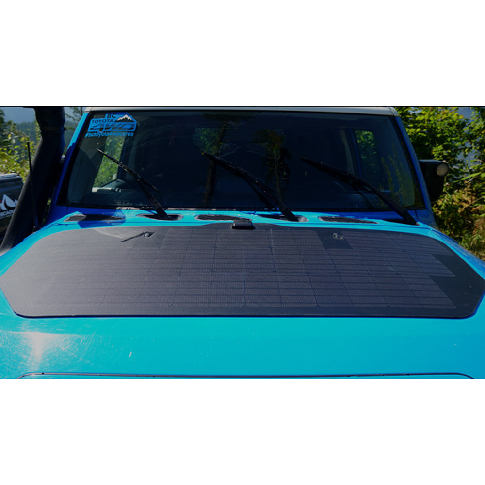 Cascadia 4x4 - VSS Sytem - 100 Watt Hood Solar Panel - Toyota FJ Cruiser