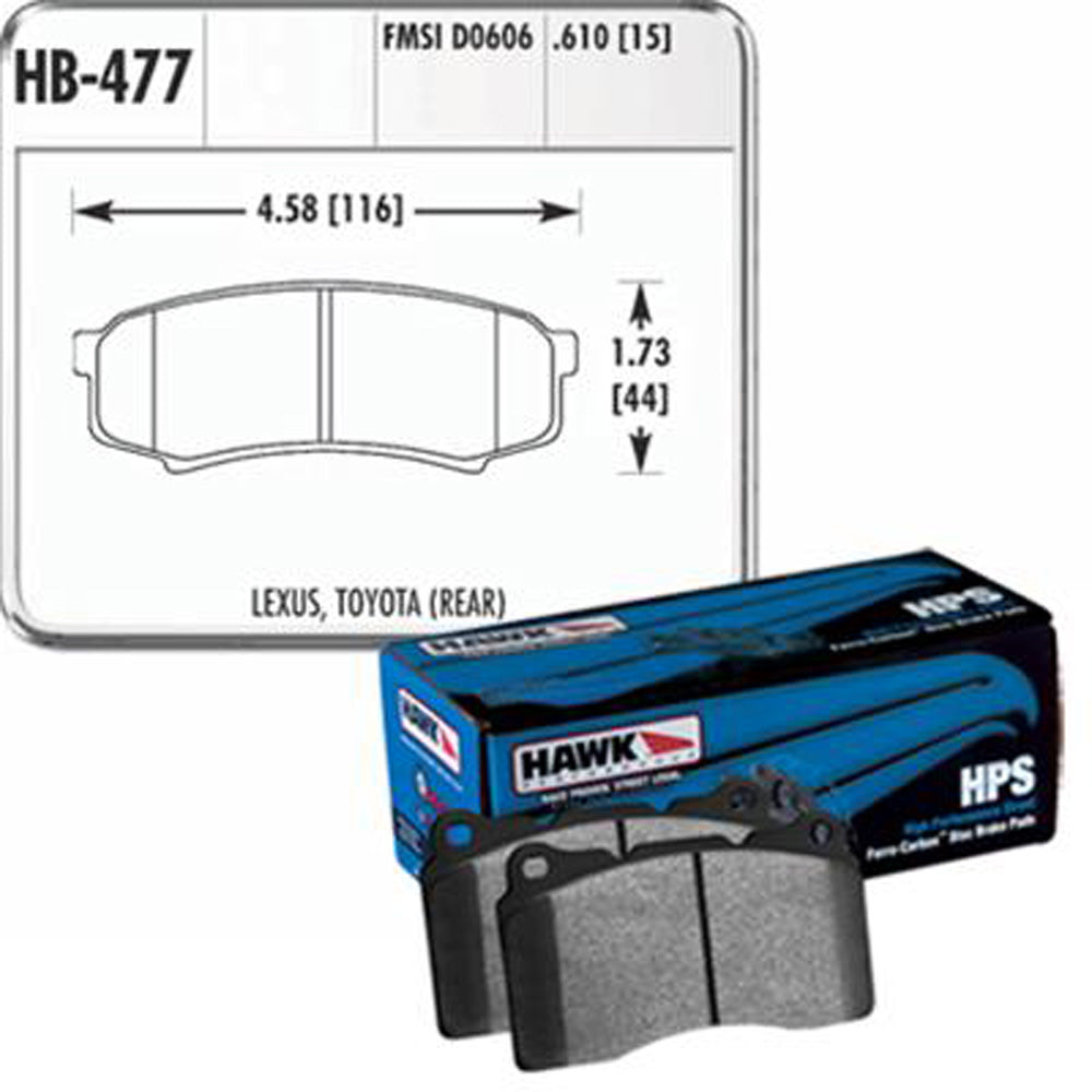 Hawk Performance - HPS Brake Pads (HB477F.610)
