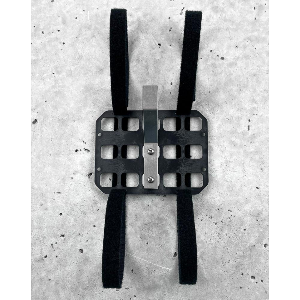 bike helmet webbing management Grey Man Tactical - Vehicle Headrest Helmet Rack