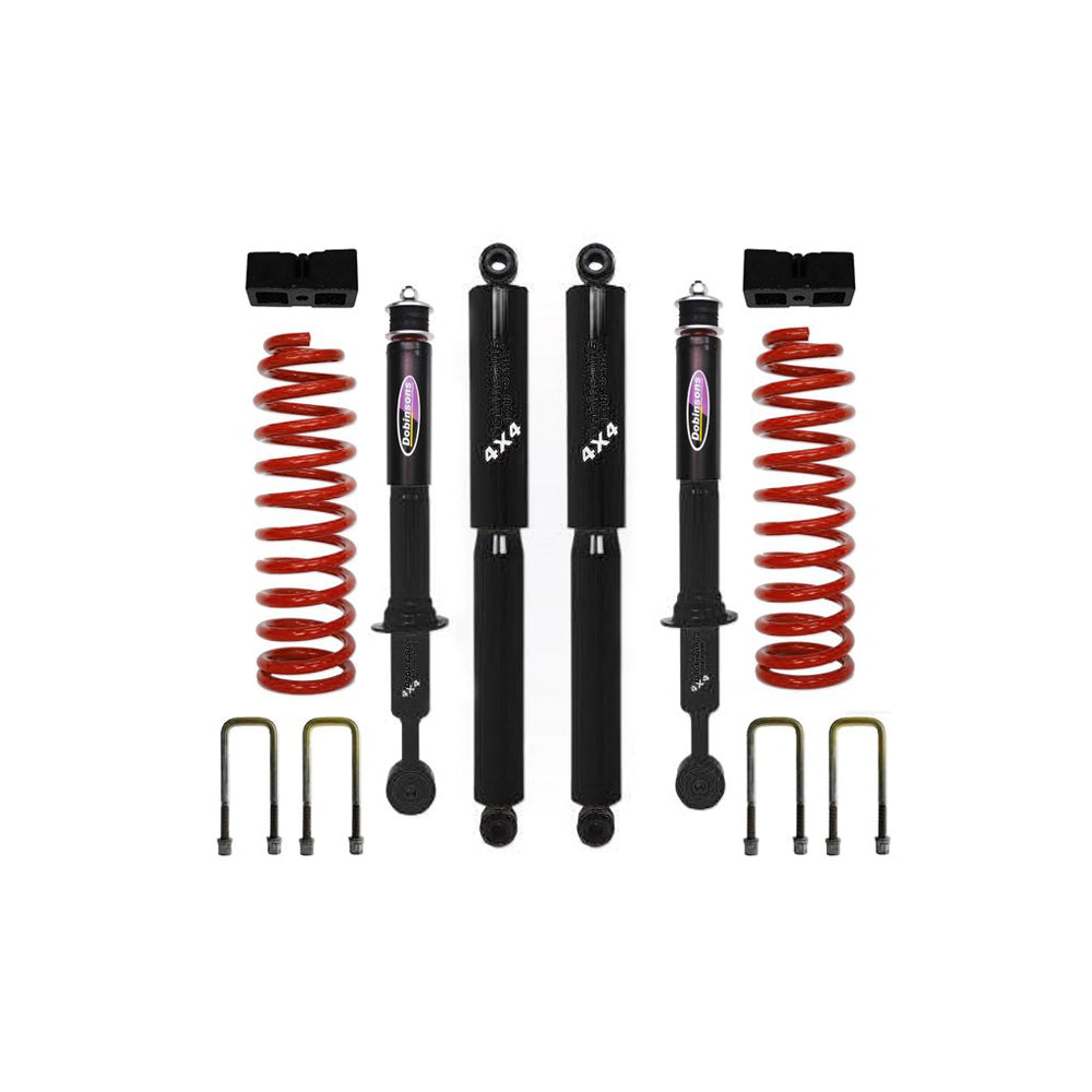 Dobinsons - 1.75" to 3" Lift Kit for Double Cab Short Bed with Quick Ride Rear - Toyota Tacoma (2005-2022)