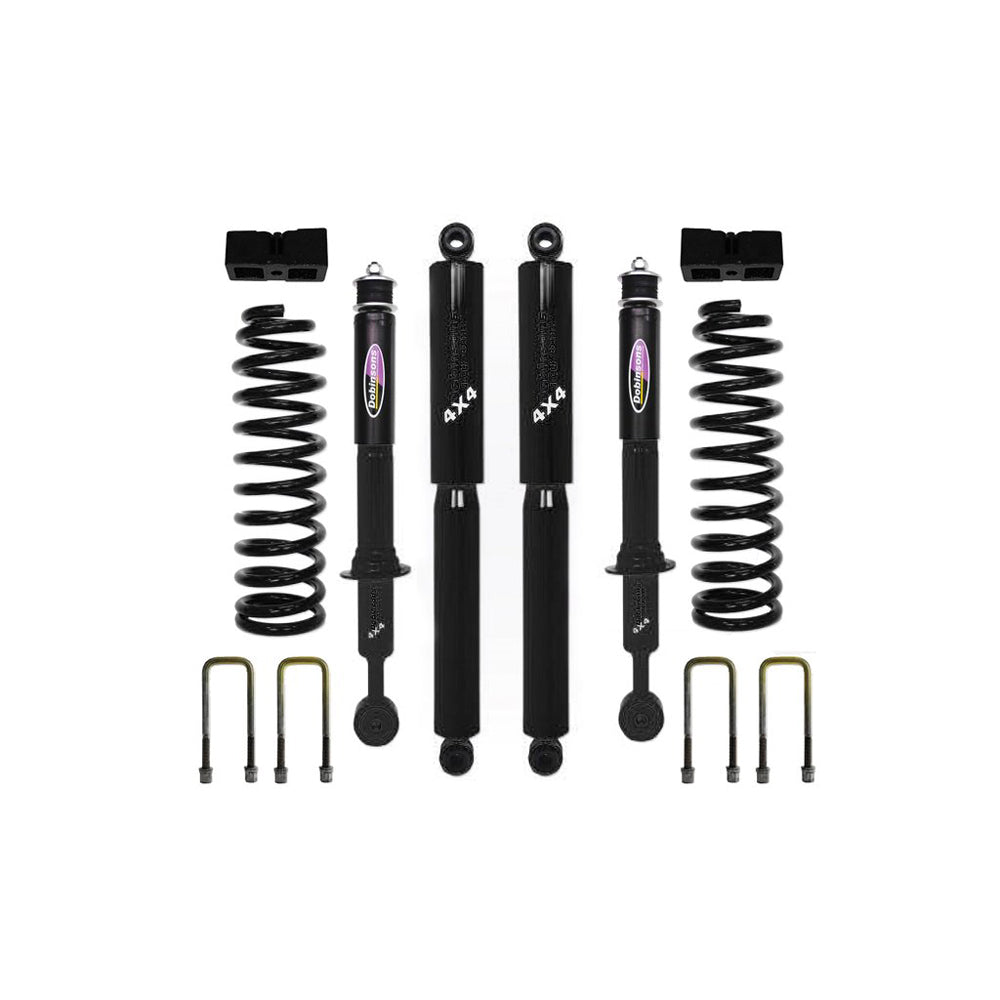 Dobinsons - 1.75" to 3" Lift Kit for Double Cab Short Bed with Quick Ride Rear - Toyota Tacoma (2005-2022)