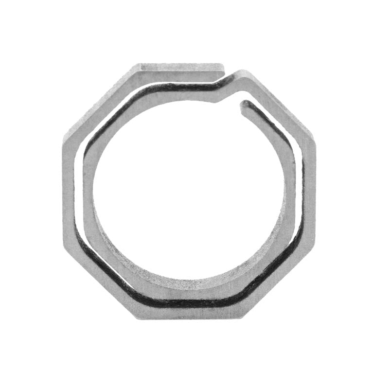 ME-SO Customs - Titanium Octo Key Ring