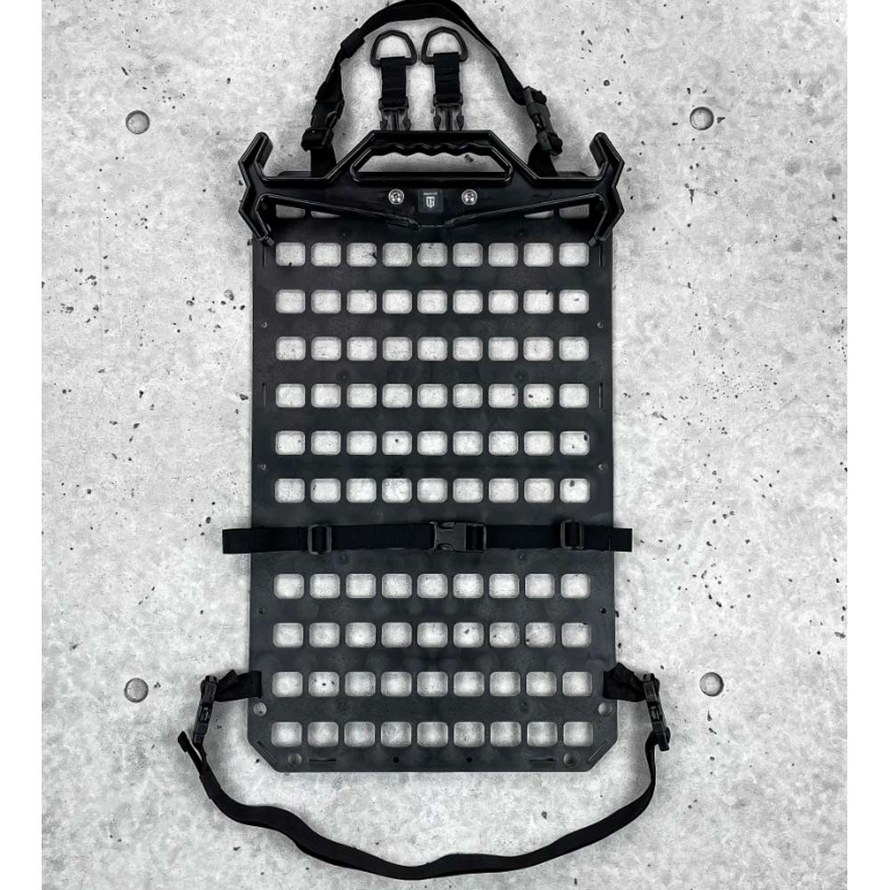 TOM AUTO PARTS Rear License Plate Bracket With Hinge – Black E-Coat, Includes Hardware