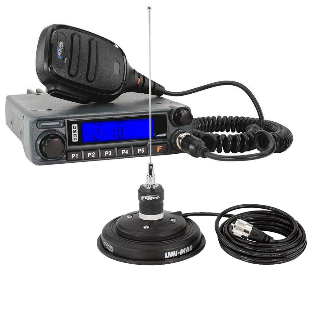 Rugged Radios - Radio Kit - GMR45 High Power GMRS Band Mobile Radio with Antenna