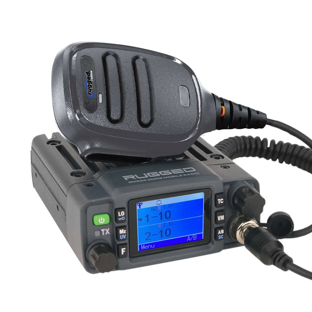 Rugged Radios - Radio Kit Lite - GMR25 Waterproof GMRS Band Mobile Radio with Stealth Antenna