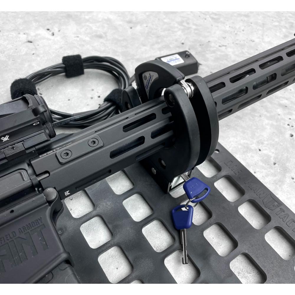 Grey Man Tactical - Vehicle Locking Rifle Rack - SC-6 Mount + 15.25 x 25 RMP™