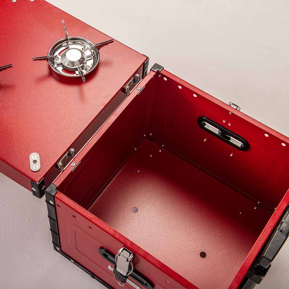 アイオクス　キッチンツール　キャンプギア　レッド　新品 iKamper - AIOKS (All in One Kitchen System)