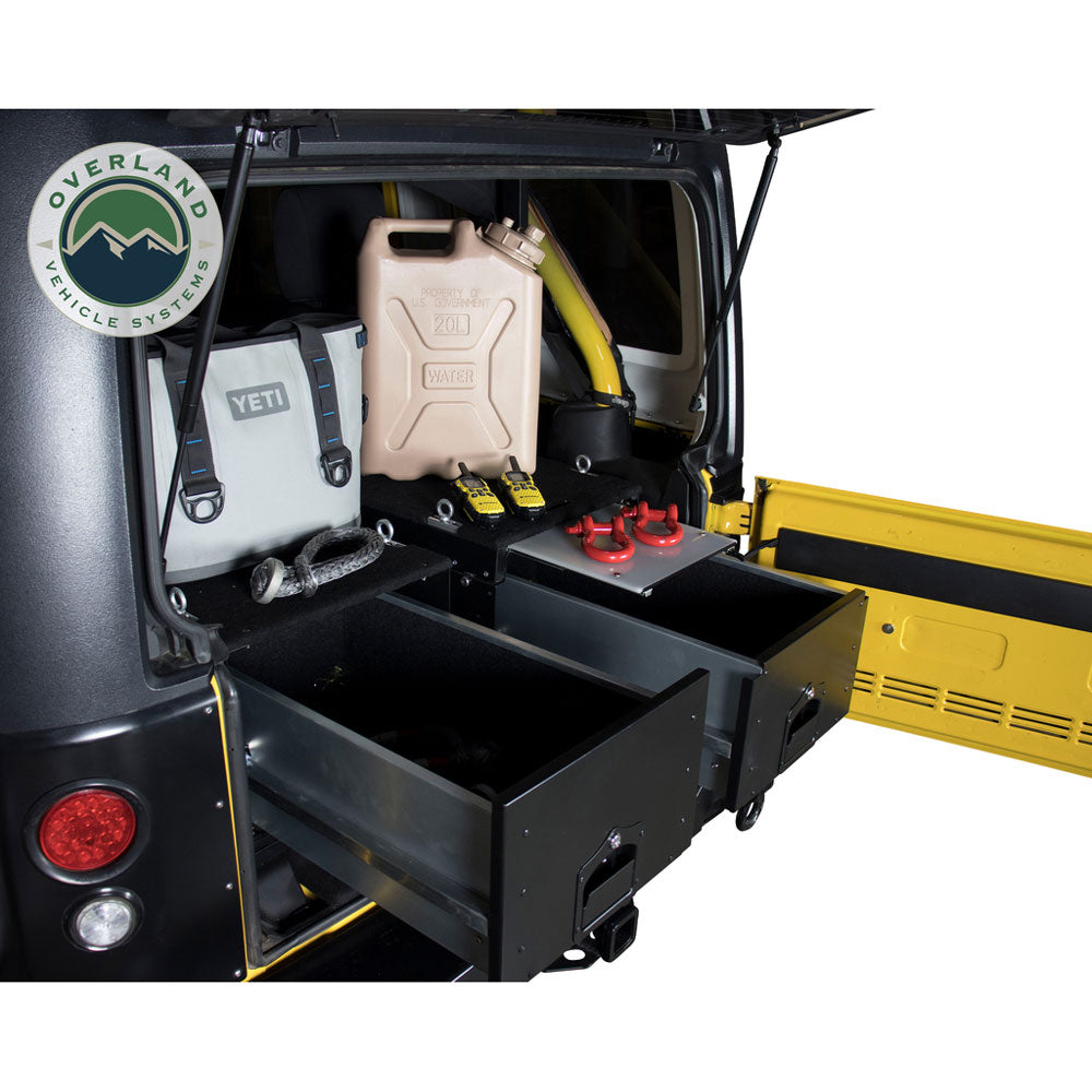 Overland Vehicle Systems - Cargo Box with Slide Out Drawer & Working S