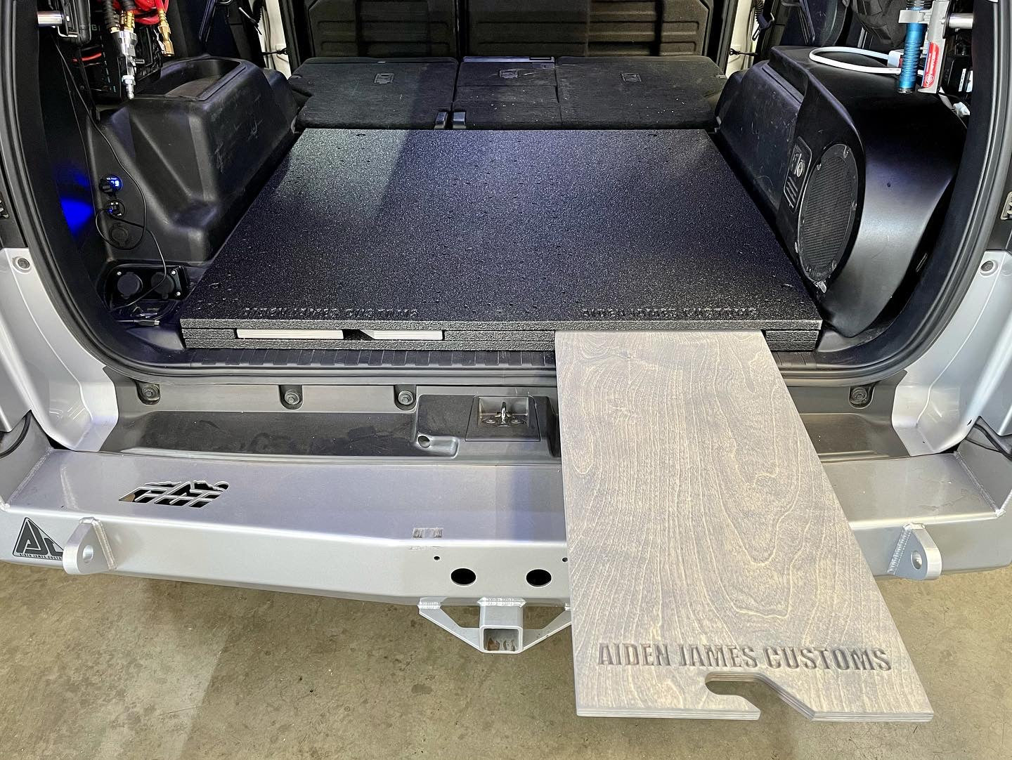 Aiden James Customs - Riser Kit with Twin Slide-Out Tables - Toyota 4Runner (2010+)