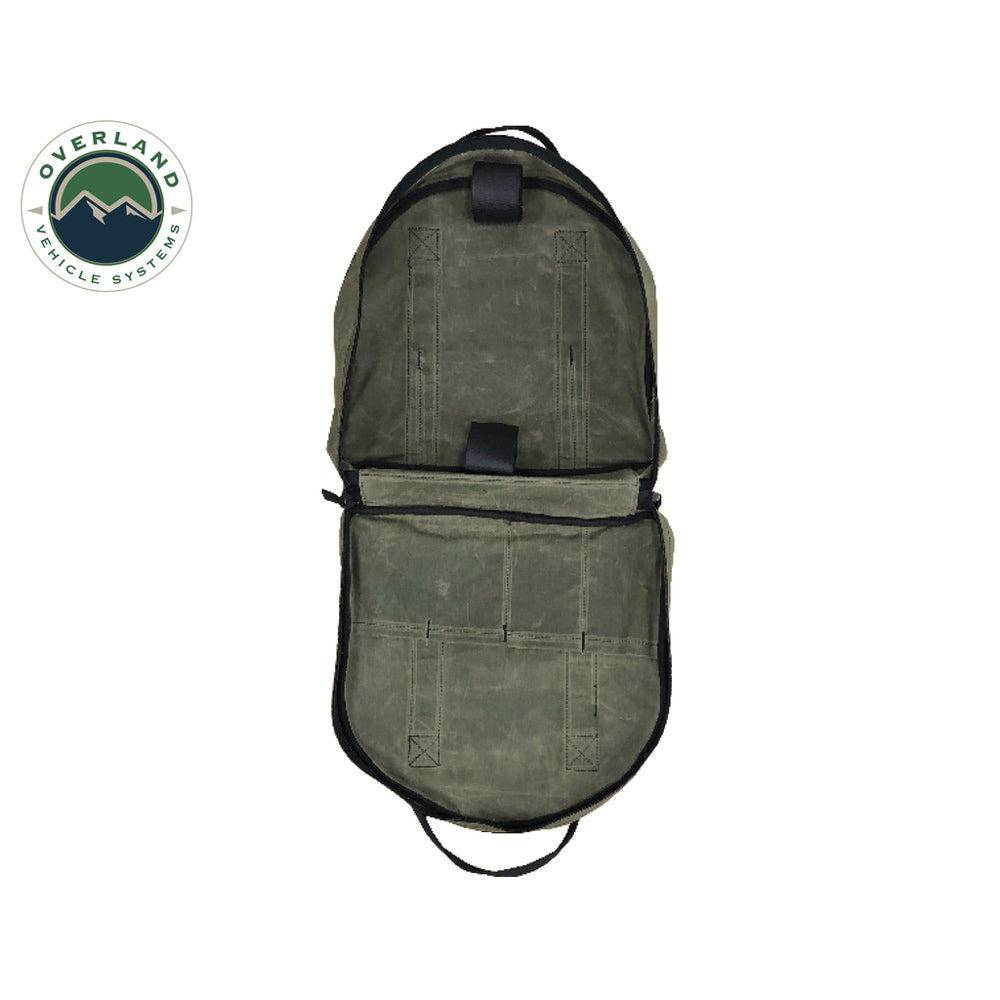 Overland Vehicle Systems - Jumper Cable Bag #16 Waxed Canvas