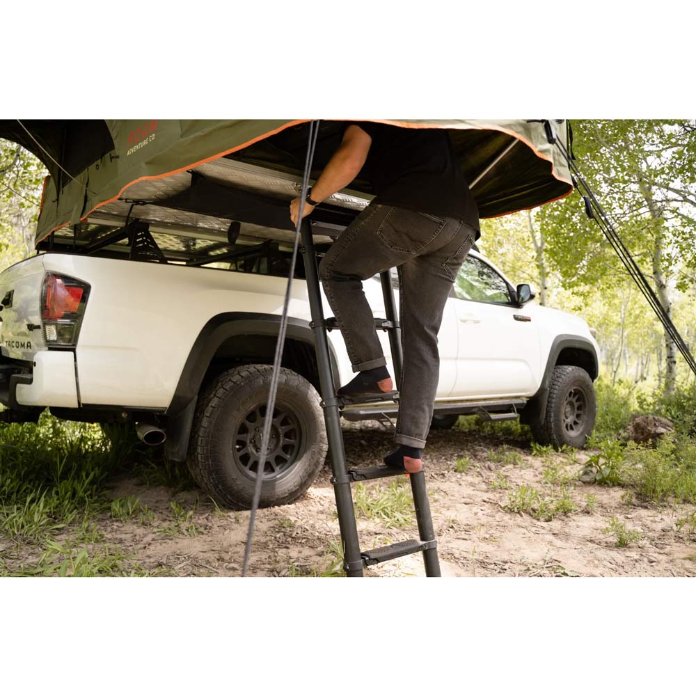 rooftop tent ladder steps Roam Adventure Co