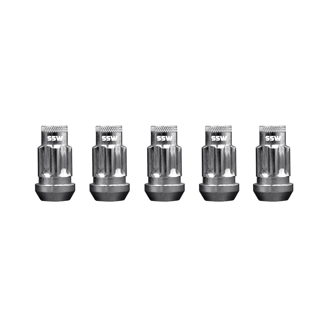 SICKSPEED 4 PC BLACK 5 1/2 LONG GREEN SPIKED STEEL LUG NUTS 12X1.5 N20 SICKSPEED 4 PC BLACK 5 1/2 LONG GREEN SPIKED STEEL LUG NUTS 12X1.5 N20