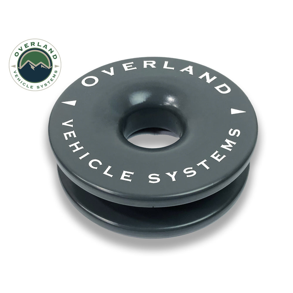 Overland Vehicle Systems - Recovery Ring 4.00" 41,000 lb. Gray with Storage Bag