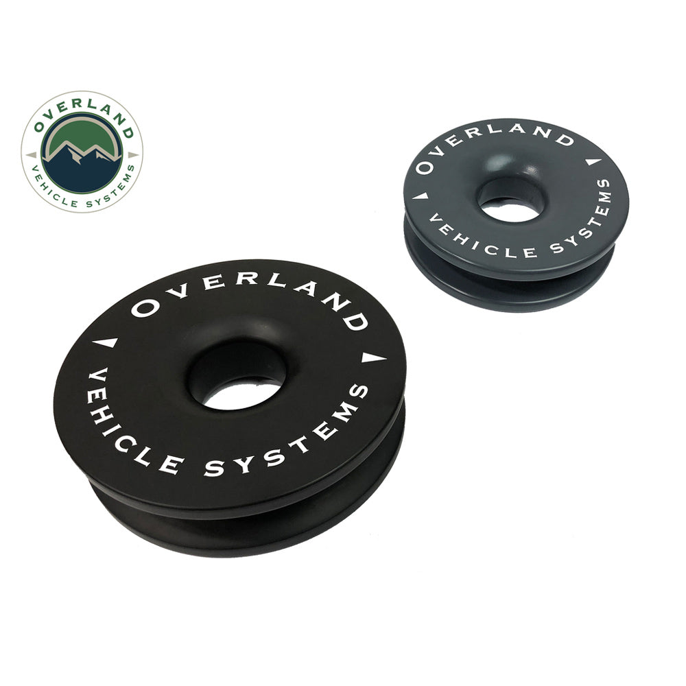 Overland Vehicle Systems - Recovery Ring 4.00" 41,000 lb. Gray with Storage Bag