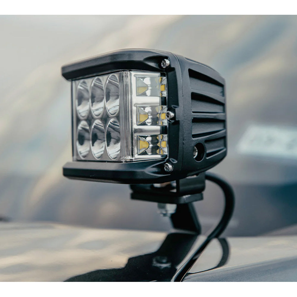 Cali Raised LED - Low Profile Ditch Light Brackets Kit - Toyota Tundra (2022+)