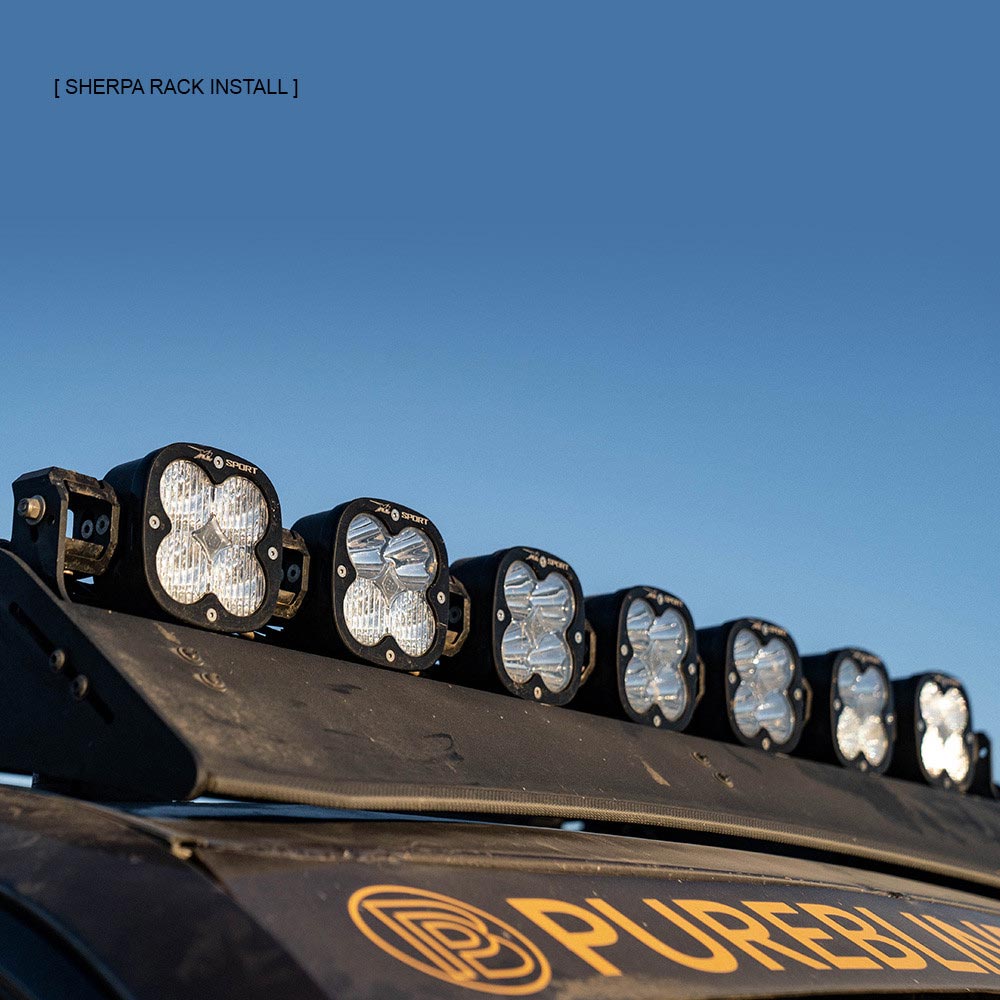 Baja Designs XL Linkable Roof Light Bar Kit for Prinsu/Sherpa Rack