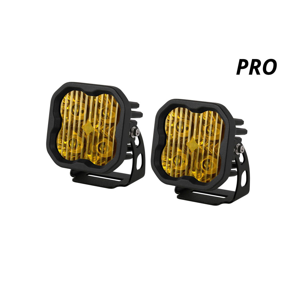 Diode Dynamics - SS3 SAE Yellow Pro LED Pod (Pair)
